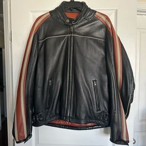 M.JULIAN WILSON LEATHER RACER JACKET